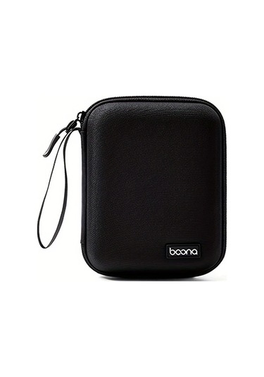 Topshop1 Siyah Eva Sert Kabuklu Fare Şarj Cihazı Kulaklık Saklama Çantası