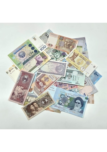 Koleksiyoner Başlangıç Seti, 15'li Çil Dünya Banknotları
