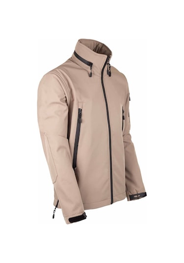 Vav Wear Tactical Outdoor Softshell Erkek Mont Shellht04 Bej
