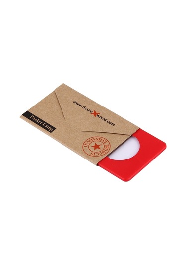 Sones Led Cep Lambası, Yaratıcı Ultra İnce Kart Işığı, Rastgele Renk Teslimatı Çok Renkli