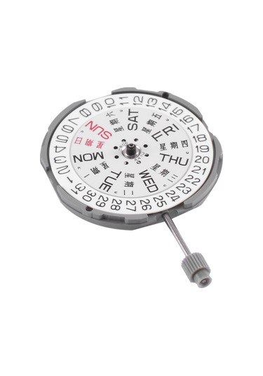 Xurunkeji Miyota Gm02 Gm00 Hareketi İçin 065-543 Gövdeli 3 İbreli Tarih 3 Metal Kuvars Saat Hareketi Yedek Parçaları Siyah