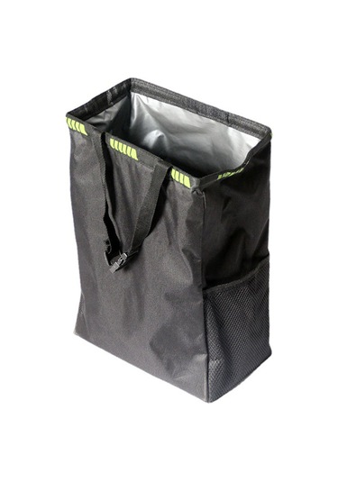 Araba Çöp Kutusu, 13l Büyük Kapasiteli Sızdırmaz Su Geçirmez Çöp Torbası, Araba, Suv Ve Kamyonet Koltuk Arkalığı İçin Katlanabilir Askılı Çö