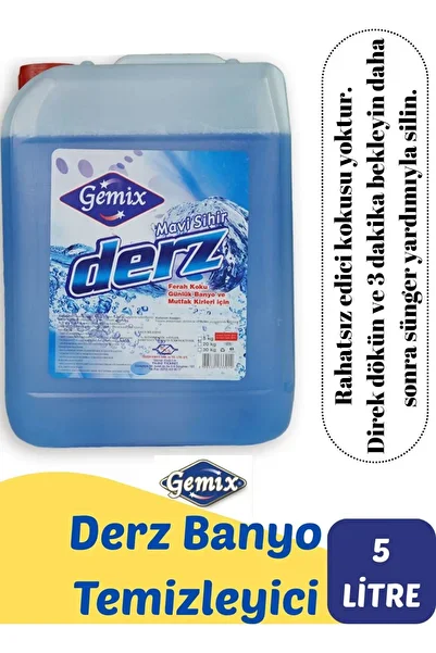 Gemix Derz Temizleyici Mavi Su Sihirli Formül 5 Kg