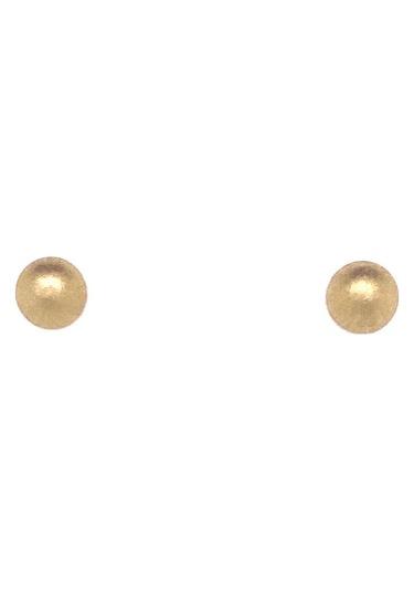 Zümrüt Sarraf 14 Ayar Altın Top Kadın Küpe N11.20609