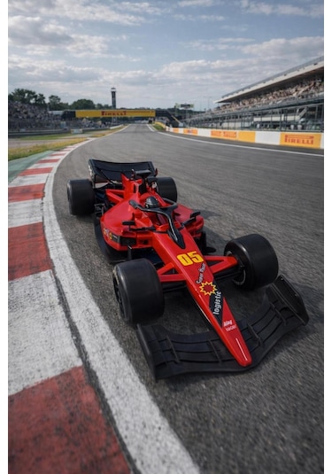 Formula Oyuncak Yarış Arabası Kırmızı Kırmızı