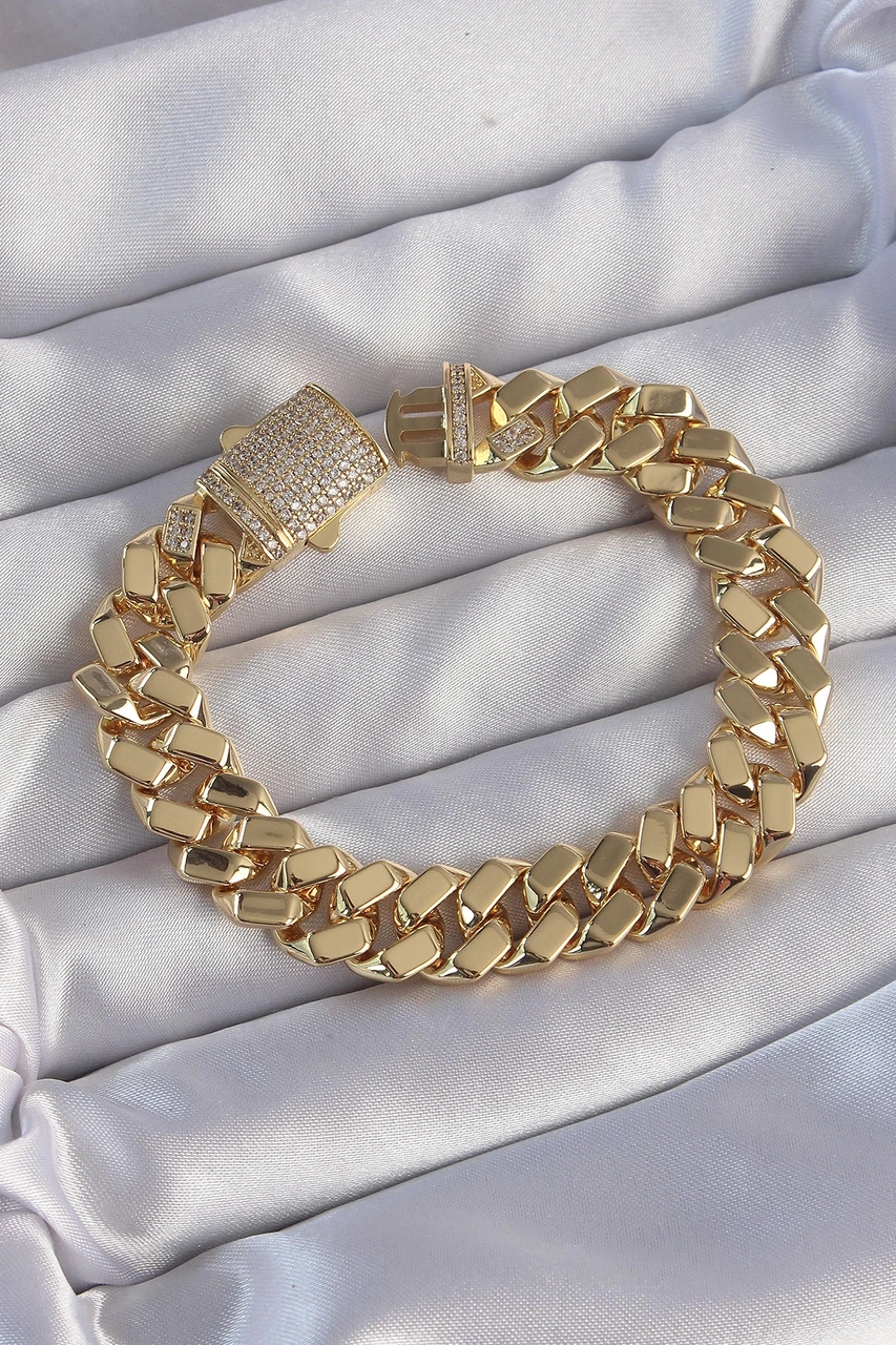 Dodes Vip Seri Gurmet Zirkon Taşlı Gold Renk Bileklik Tg27bb6173 Çok Renkli