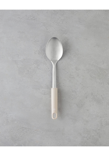 English Home Maisy Paslanmaz Çelik Servis Kaşığı Servis Gereci 31,9 Cm Krem Krem