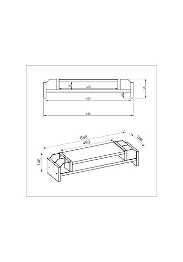 Çınar Monitör Yükseltici Beyaz-beyaz