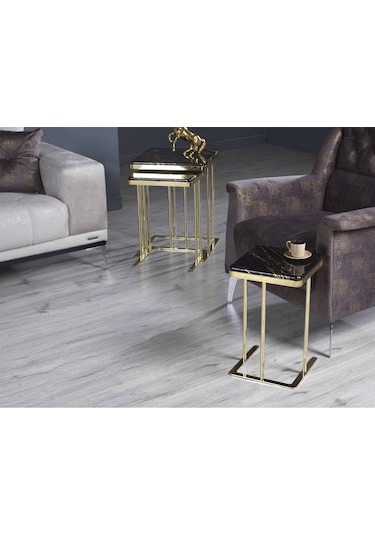Premium Kare Orta Sehba Zigon Sehba Lambader Komple Set Premium Gold Altın