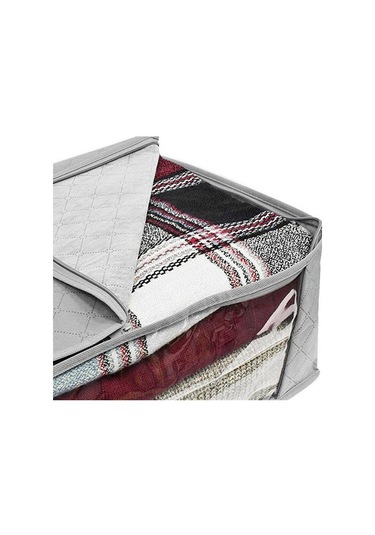 Mavi 3 Adet Katlanabilir Ev Depolama Organizatör Çanta Taşınabilir Saklama Torbaları Anti-toz Gardırop Giysi Saklama Kutusu Mavi