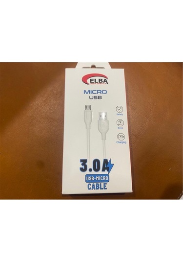 Elba Elb25-m3a Micro Usb 3a Şarj Kablosu 1mt Hızlı Şarj