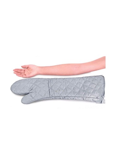 Hangfox Uzun Pamuklu Isı Dayanıklı Mutfak Eldiveni - Fırın, Barbekü Ve Pişirme İçin Güvenli Kullanim Çok Renkli