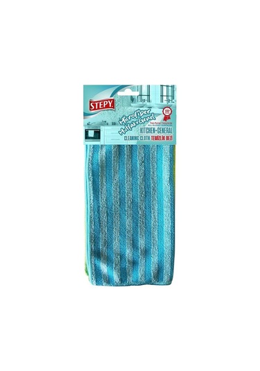 Stepy Microfiber Mutfak + Genel Temizlik Bezi Mavi