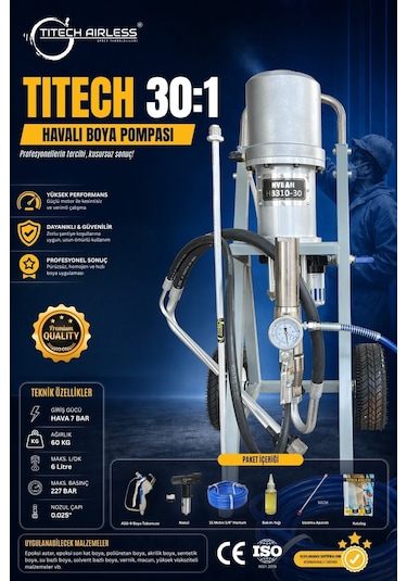 TITECH 30:1 Havalı Boya Pompası -