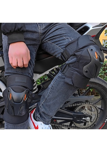 Hallow Mp10344 Motosiklet Dizlik Seti Siyah 2 Parça Pm Siyah