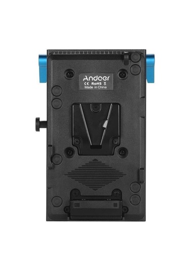 Andoer D6325 V Montaj V-kilit Pil Plakası Adaptörü