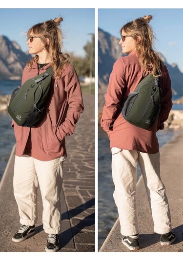 Cs Sokaklar İçin Tek Askılı Balıkçı Sırt Çantası 393733571 Khaki