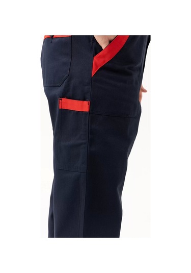 İş Güvenliği Tulumu Koyu Detaylı Gabardin Nandina Bahçıvan Tulum Konforlu Şık Kıyafeti