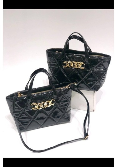 Sentt Orta Boy Rugan Zincirli Çanta