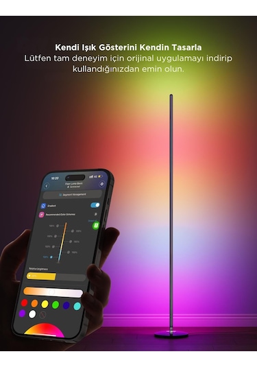 Govee Basic Akıllı Köşe Lambası Lite - Siyah