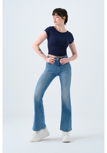 Loft Kadın Pantolon Mavi