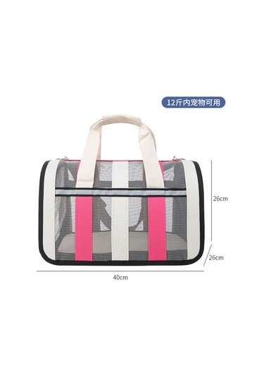 Kedi Nefes Alabilir Uzay Kabini El Çantası-c Açık Pembe S