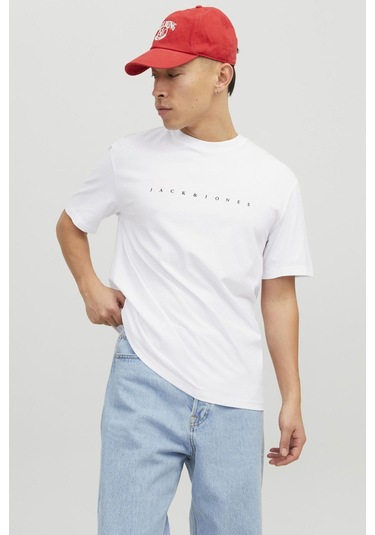 Jack &amp Jones Jjestar Jj Tee Ss Noos Beyaz Erkek Kısa Kol T-shirt 000000000101927702 Beyaz