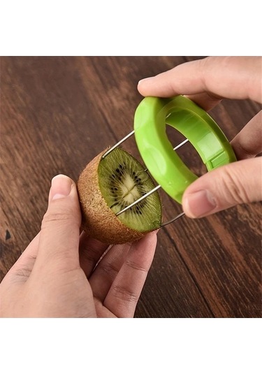 Trendooze Kivi Mango Papaya Ananas Manuel Dilimleyici Ergonomik Sarı Saplı Soyucu 1 Adet Gaojunshop01 Yellow Sarı