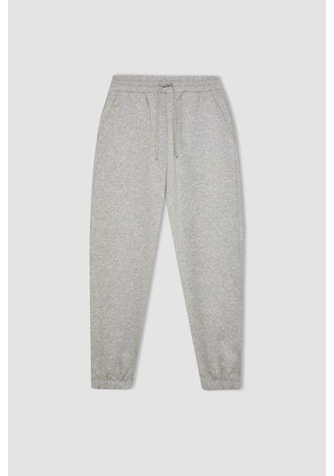 DeFacto Standart Fit Kalın Jogger Eşofman Altı Bel Paça Lastikli Basic Düz Uzun Boy S7370AZ24WNGR256 DeFacto Standart Fit Kalın Jogger Eşofman Altı Bel Paça Lastikli Basic Düz Uzun Boy S7370AZ24WNGR256