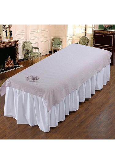 Ganzhoushop Yıkanabilir Yeniden Kullanılabilir Pamuk Masaj Masası Gri Akupunktur Matı