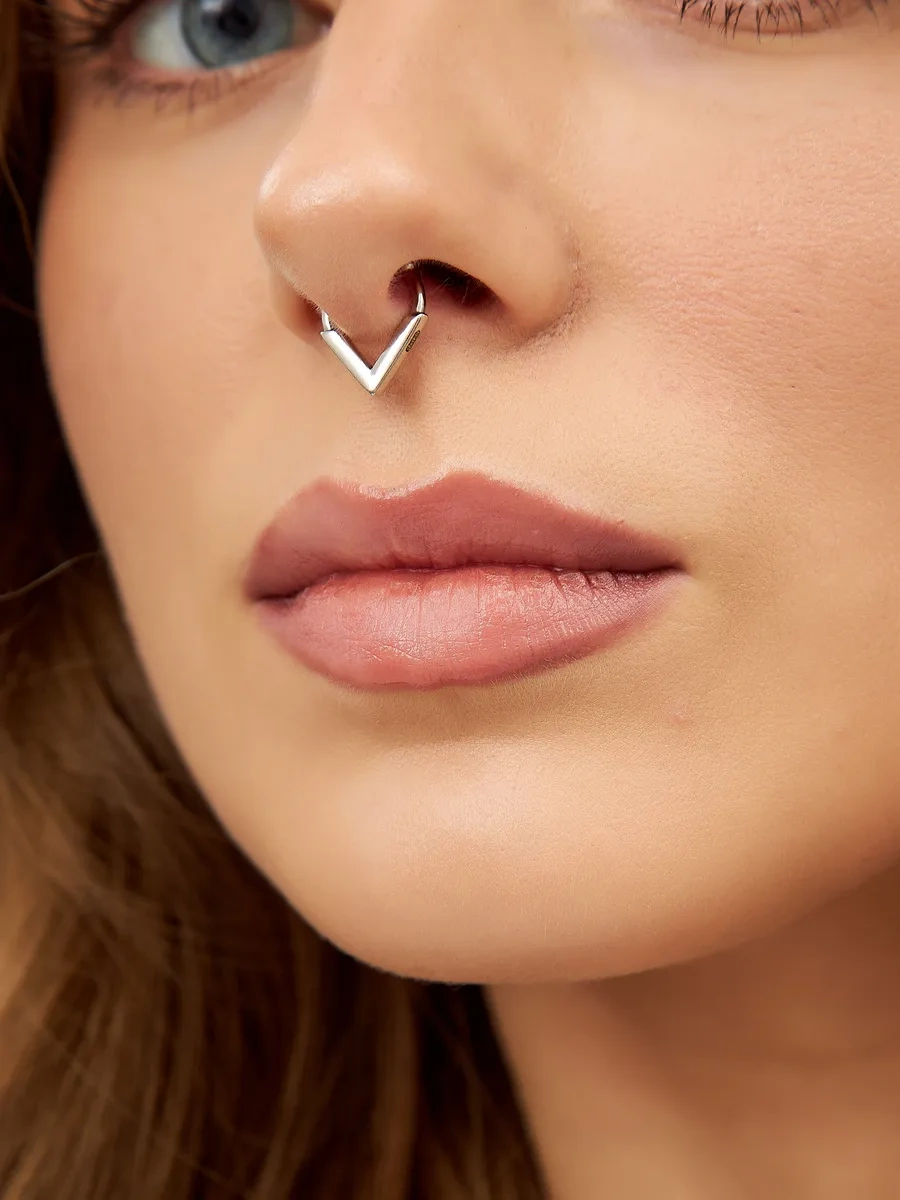 Markiz Septum Takı Taklidi, Koku İçin Gümüş 925 71448460 Gri