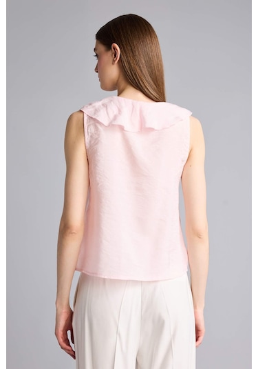 Defacto Regular Fıt Modal Kolsuz Bluz H3834ax26smpn114 Pembe-pn114
