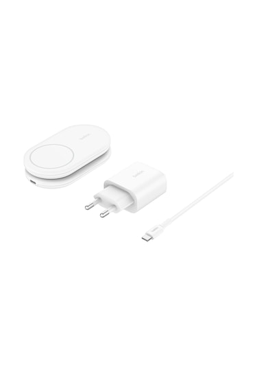 Belkin Wiz028vfwh Boostcharge Pro Katlanabilir Qi2 15w Kablosuz Ş