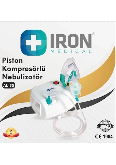 Iron AL50 Kompakt Kompresörlü Nebulizatör Cihazı