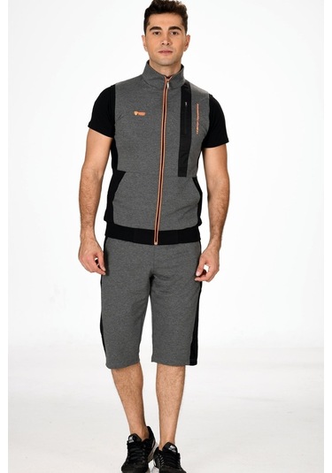 M.Ferry Erkek Y.Balıkçı Yaka 3 Lü Kaprili Eşofman Takım 19141