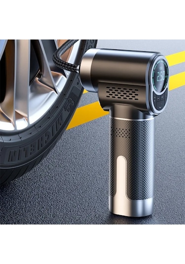 Ally ST-5518 Dijital Göstergeli Şarjlı Taşınabilir Hava Kompresör