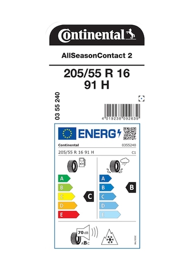 Continental 205/55R16 91H ASC 2 Dört Mevsim Lastiği 2025