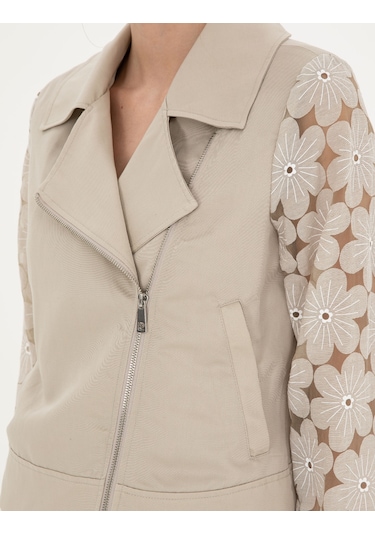 Pierre Cardin Kadın Kum Trençkot 50292051-vr085 Kum
