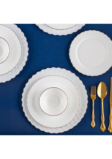 Perotti 17585 Waves Opal 24 Parça 6 Kişilik Yemek Takımı