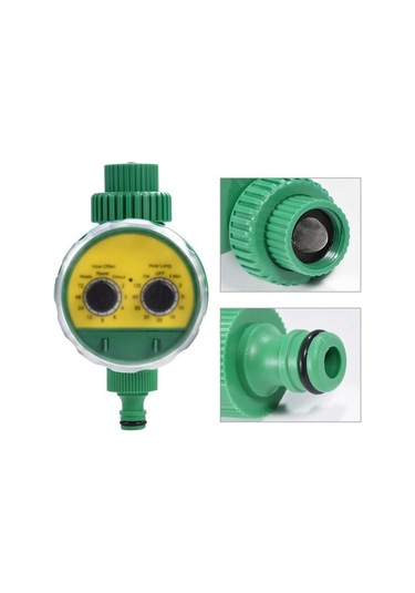 Otomatik Elektronik Bahçe Sulama Zamanlayıcı Sulama Kontrolörü Solenoid Vana Sulama Yağmurlama Bahçe Sulama Sistemi 7168