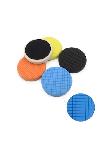 Yifomall 5'li Araba Cila Pedi Seti - 6,5 İnç Otomobil Ve Yatlar İçin Parlatma & Çizik Giderme