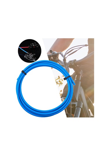 Dolıty Mtb Bisiklet Hidrolik Disk Fren Hortumu Yol Mavi-3m-5mm Mavi