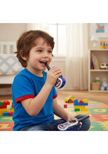 Pilli Polis Telsizi Walkie Talkie Çiftli Set Bas Konuş Özellikli