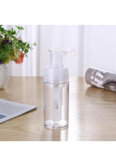 Mufunye 110 Ml Toz Sprey Şişesi, Taşınabilir, Katlanabilir Pompa Başlığı