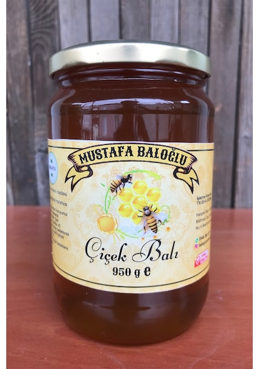 Çiçek Balı (Ihlamur, Kekik, Kestane Yoğun)(Organik) 950 gr