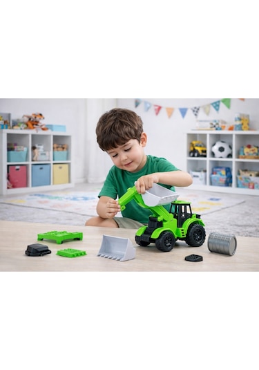 Çılgın Dozer Yeşil Yeşil