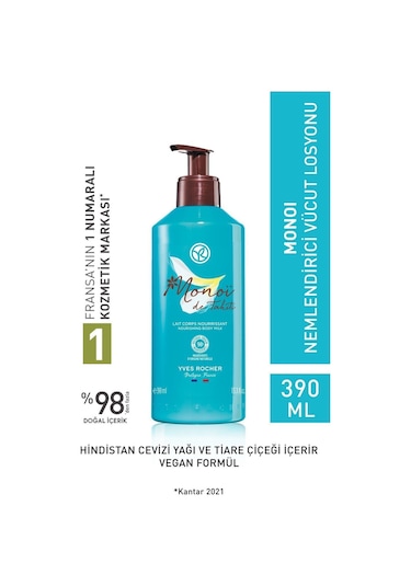 Yves Rocher Monoi Nemlendirici Vücut Losyonu 390 ML