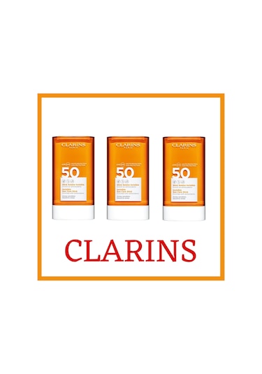 Clarins Invisible Sun Care Stick SPF50+ 3 x 17 G