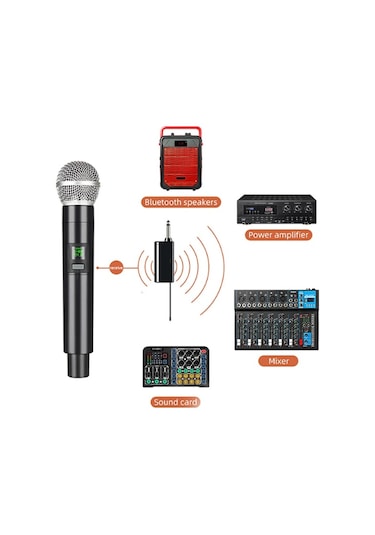 Ultratekno Wn05 Ses Sistemi Hoparlör İçin Kablosuz El Mikrofonu