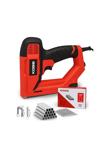 Kobb KBZ200B Zımba ve Profesyonel Çivi Çakma Makinesi + Zımba ve Çivi 3000 Adet